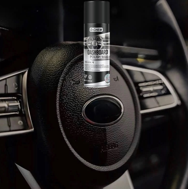 Phục Hồi Nhựa Nhám D-Chem Dashboard Polish – Dưỡng Bóng, Bảo Vệ Và Tái Tạo Bề Mặt Nhựa