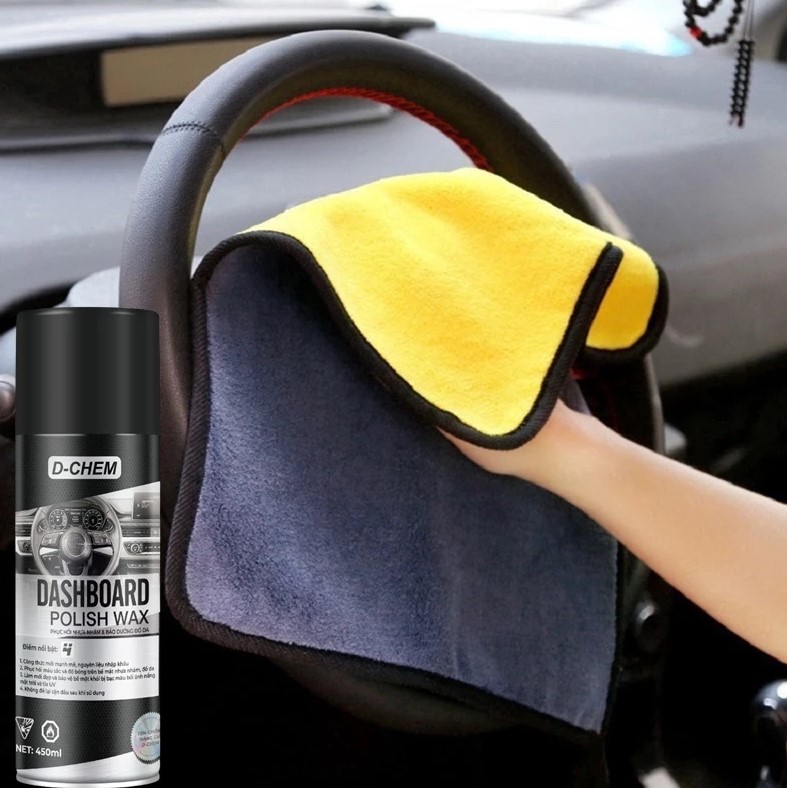 Phục Hồi Nhựa Nhám D-Chem Dashboard Polish – Dưỡng Bóng, Bảo Vệ Và Tái Tạo Bề Mặt Nhựa