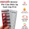 Pin Cảm Biến Áp Suất Lốp Ô Tô CR1632 3V Chính Hãng Nhật Bản – Maxell Full Box