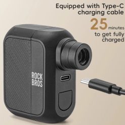 Rockbros Máy Bơm Điện Mini Xe Đạp & Xe Đạp Điện Di Động, Bơm Nhanh 100 PSI, Xe Đạp Leo Núi