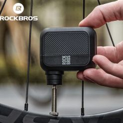 Rockbros Máy Bơm Điện Mini Xe Đạp & Xe Đạp Điện Di Động, Bơm Nhanh 100 PSI, Xe Đạp Leo Núi