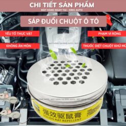 Sáp đuổi chuột xe ô tô hàng Nhật – Bột sáp gắn khoang máy chống chuột cắn dây điện