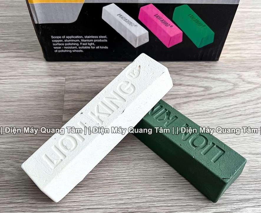 Sáp Lơ Đánh Bóng Kim Loại Lionking – Trắng (400g) & Xanh (450g), Làm Bóng Inox, Nhôm, Đồng