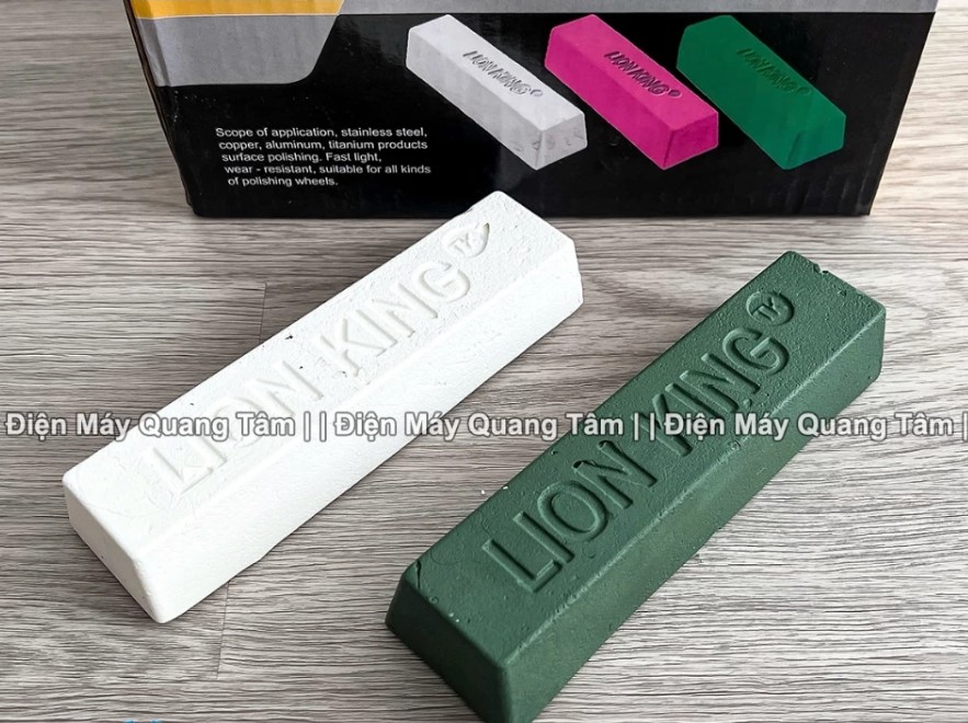 Sáp Lơ Đánh Bóng Kim Loại Lionking – Trắng (400g) & Xanh (450g), Làm Bóng Inox, Nhôm, Đồng