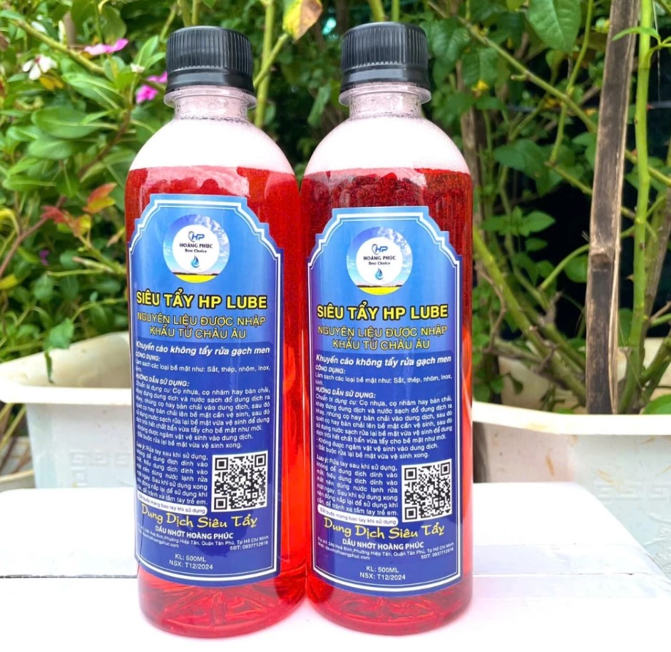 Siêu Tẩy Rửa Lốc Máy, Tẩy Rửa Xe Không Chạm, Tẩy Rỉ Sét HP LUBE Mẫu Mới Dung Tích 500ml