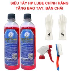 Siêu Tẩy Rửa Lốc Máy, Tẩy Rửa Xe Không Chạm, Tẩy Rỉ Sét HP LUBE Mẫu Mới Dung Tích 500ml