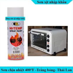 Sơn Chịu Nhiệt HI-TEMP Bosny Gốc Acrylic Cao Cấp 400cc Hàng Nhập Khẩu Thái Lan