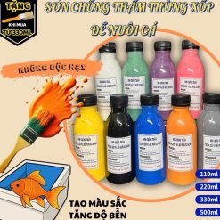 Sơn Chống Thấm Hồ Cá Cao Cấp Loại 1 - Dùng Cho Thùng Xốp, Tường, Sàn Xi Măng, Bể Nuôi Cá Cảnh