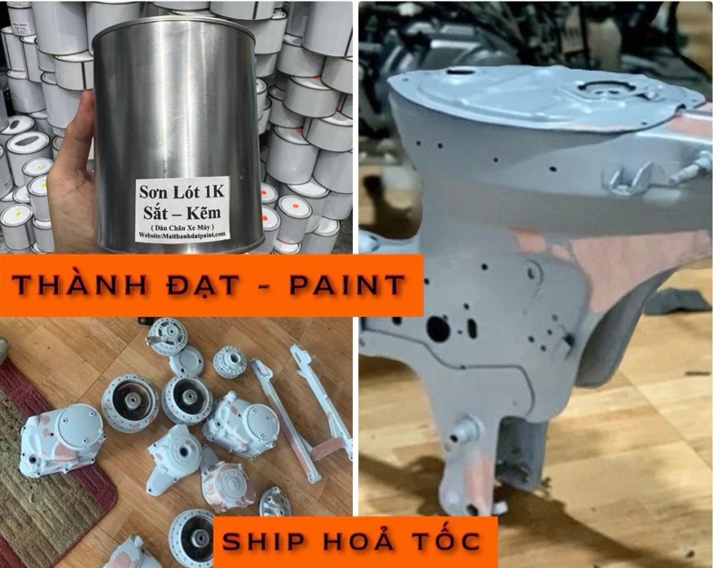 Sơn Lót 1 Thành Phần Cho Sắt – Kẽm – Dàn Chân Xe Máy, Dùng Cho Xe Máy & Ô Tô