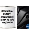 Sơn Nhựa Đen PP Mờ Như Zin – Đen Mờ Lì Chuẩn Hãng, Bám Siêu Chắc, Không Cần Lót, Chống Tróc
