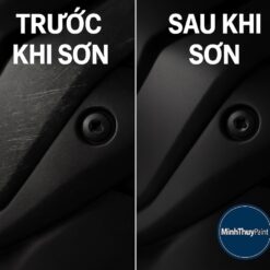 Sơn Nhựa Đen PP Mờ Như Zin – Đen Mờ Lì Chuẩn Hãng, Bám Siêu Chắc, Không Cần Lót, Chống Tróc
