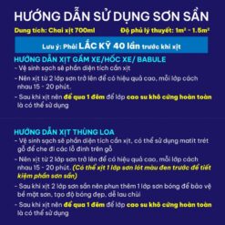 Sơn phủ gầm tạo sần babule có vòi Autocolor P21 700ml không dùng súng