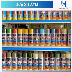 Sơn Xịt Cầm Tay ATM 400ML Đa Dạng Màu Sắc, Khô Nhanh, Bám Dính Mạnh