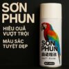 Sơn xịt đen bóng, đen nhám cao cấp – Bám dính cực tốt, màu đẹp bền lâu cho xe, cửa, tường