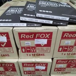 Sơn Xịt Đen Nhám, Sơn Đen Mờ 212 Red Fox Thái Lan Cho Pô Xe, Mâm Xe, Đồ Nhôm – Kẽm – Inox