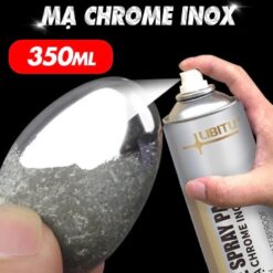 Sơn Xịt Mạ Bạc Chrome LIBITU – Phủ Bóng Hiệu Ứng Chrome, Chống Rỉ Sét, Khôi Phục Bề Mặt Kim Loại