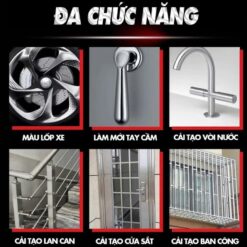 Sơn Xịt Mạ Bạc Chrome LIBITU – Phủ Bóng Hiệu Ứng Chrome, Chống Rỉ Sét, Khôi Phục Bề Mặt Kim Loại