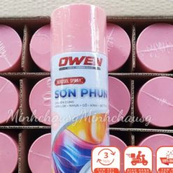 Sơn Xịt Màu Hồng Phấn T229 Chai 400ml Sơn Trên Kim Loại, Nhựa, Gỗ, Kính, Bê Tông Màu Đẹp
