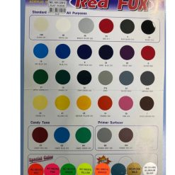 Sơn xịt RED FOX 400ml – Đa màu sắc, khô siêu nhanh chỉ 30 giây, Hàng nhập khẩu Thái Lan