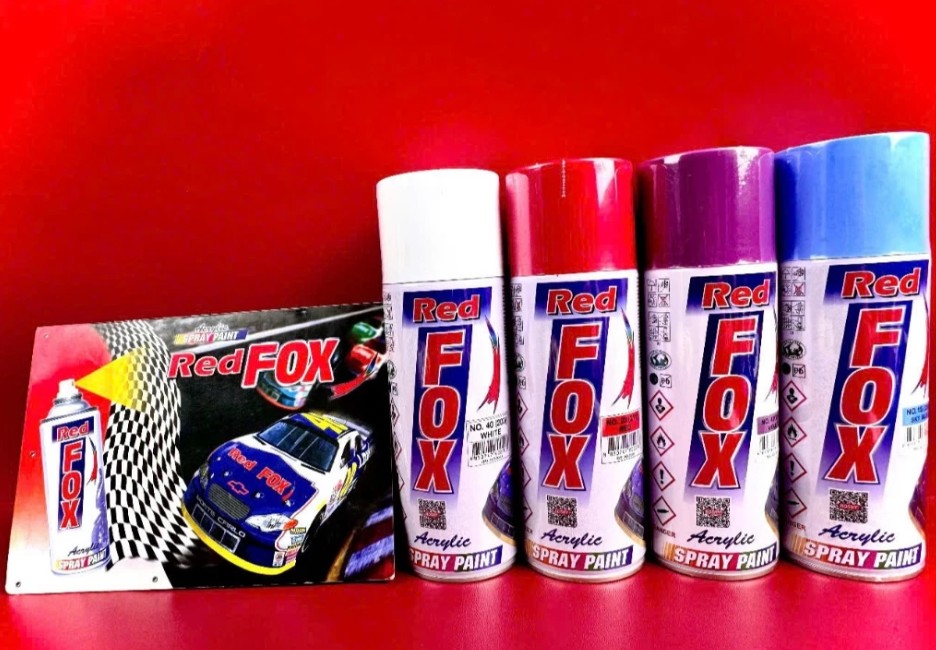 Sơn Xịt Red Fox Nhập Khẩu Thái Lan - Dòng Sơn Phổ Thông Chất Lượng Cao