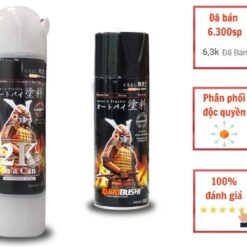 Sơn xịt Samurai đủ màu, Lót, Bóng, Chịu nhiệt, Chống cháy, Chống rạn nứt, Vòi chống chảy cho xe máy
