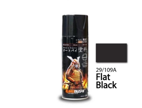 Sơn Xịt Samurai Màu Đen Nhám 29/109A – Lớp Sơn Mờ Sang Trọng, Bám Chắc, Chuẩn Xe Máy