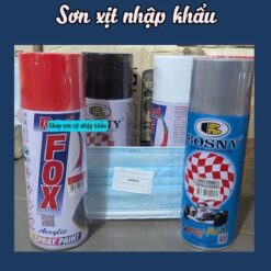 Sơn Xịt Xe Máy Red Fox, Bosny Chính Hãng – Màu Sắc Bền Đẹp, Dễ Thi Công, Bám Dính Tốt