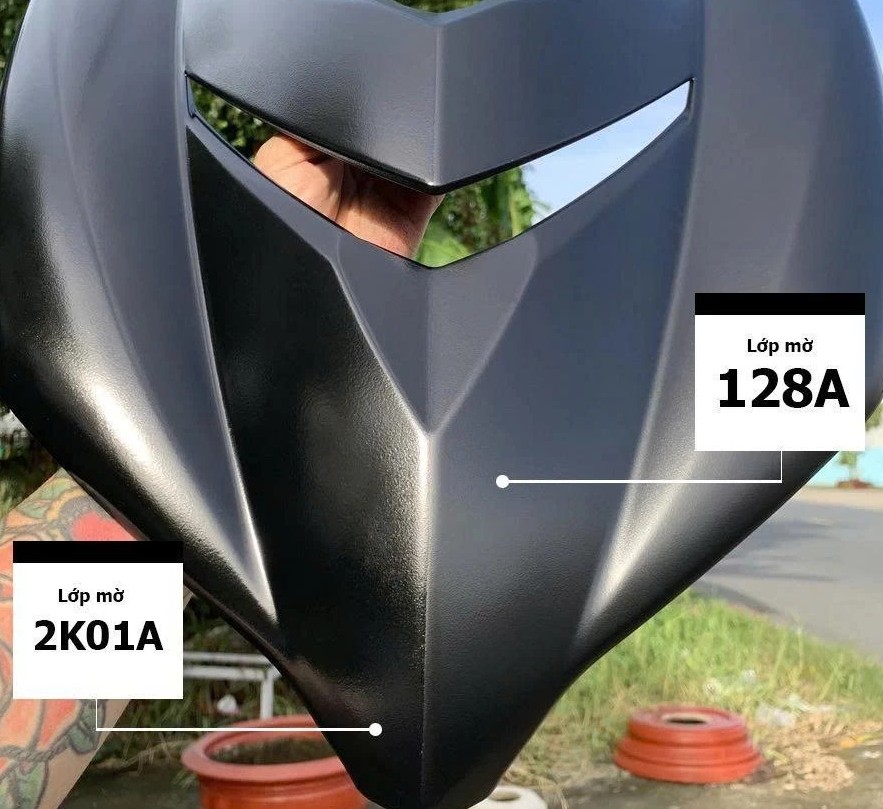 Sơn Xịt Xe Máy Samurai 128A – Keo Phủ Mờ, Phủ Nhám Cao Cấp 400ml