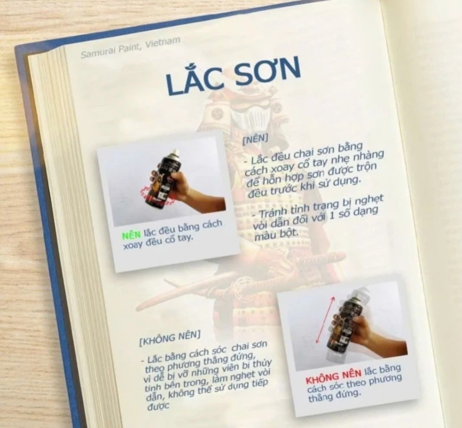 Sơn Xịt Xe Máy Samurai 128A – Keo Phủ Mờ, Phủ Nhám Cao Cấp 400ml