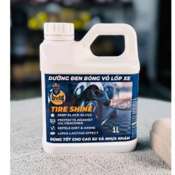 SprayKing – Dung Dịch Đánh Bóng Vỏ Xe Tire Shine Siêu Bóng, Đen Lì Bền Lâu 1L & Dưỡng Nhựa Nhám