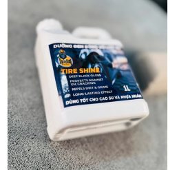 SprayKing – Dung Dịch Đánh Bóng Vỏ Xe Tire Shine Siêu Bóng, Đen Lì Bền Lâu 1L & Dưỡng Nhựa Nhám