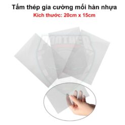 Tấm Thép Gia Cường Mối Hàn Nhựa Ô Tô, Xe Máy & Thiết Bị Nhựa – 20cm x 15cm