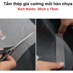 Tấm Thép Gia Cường Mối Hàn Nhựa Ô Tô, Xe Máy & Thiết Bị Nhựa – 20cm x 15cm