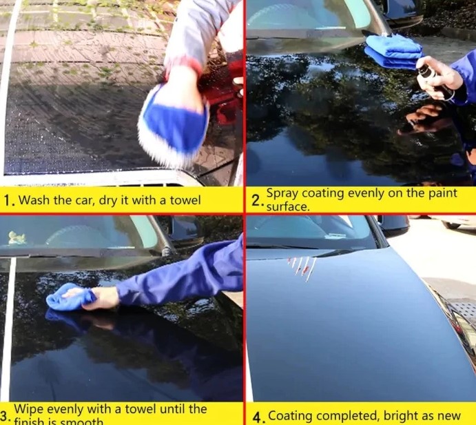 Tẩy Ố Kính Ô Tô Phủ Nano 500ml - Làm Sạch Mốc, Cặn Canxi, Màng Dầu, Phục Hồi Độ Bóng Xe