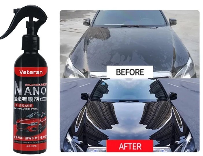 Tẩy Ố Kính Ô Tô Phủ Nano 500ml - Làm Sạch Mốc, Cặn Canxi, Màng Dầu, Phục Hồi Độ Bóng Xe