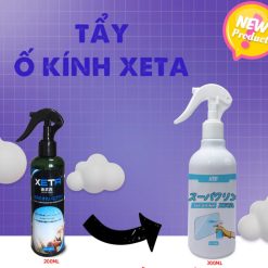 Tẩy Ố Kính Ô Tô Phủ Nano XETA (300ml) – Làm Sạch Kính Xe, Tẩy Ố, Mốc Cặn Canxi