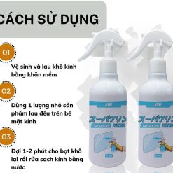Tẩy Ố Kính Ô Tô Phủ Nano XETA (300ml) – Làm Sạch Kính Xe, Tẩy Ố, Mốc Cặn Canxi