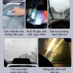 Tẩy Ố Kính Xe Ô Tô 3M Creme Cleanser – Loại Bỏ Cặn Canxi, Vảy Cá, Gỉ Sét
