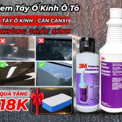 Tẩy Ố Kính Xe Ô Tô 3M Creme Cleanser – Loại Bỏ Cặn Canxi, Vảy Cá, Gỉ Sét