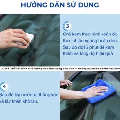Tẩy Ố Kính Xe Ô Tô 3M Creme Cleanser – Loại Bỏ Cặn Canxi, Vảy Cá, Gỉ Sét