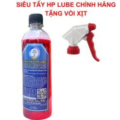 Tẩy Rửa Lốc Máy, Tẩy Rửa Xe Không Chạm HP Lube, Tẩy Rỉ Sét Chi Tiết Kim Loại Mẫu Mới Chai 500ml