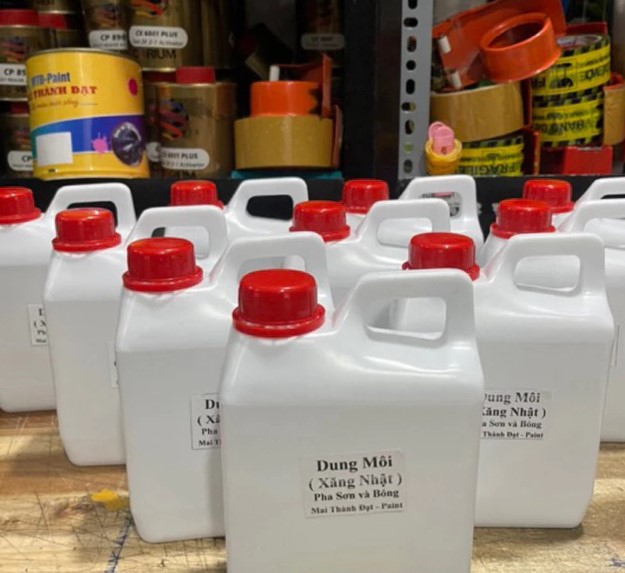Thinner – Dung Môi (Xăng Nhật) Pha Bóng & Sơn Ô Tô Xe Máy – Bình 1 Lít Nguyên Zin, Không Tạp Chất
