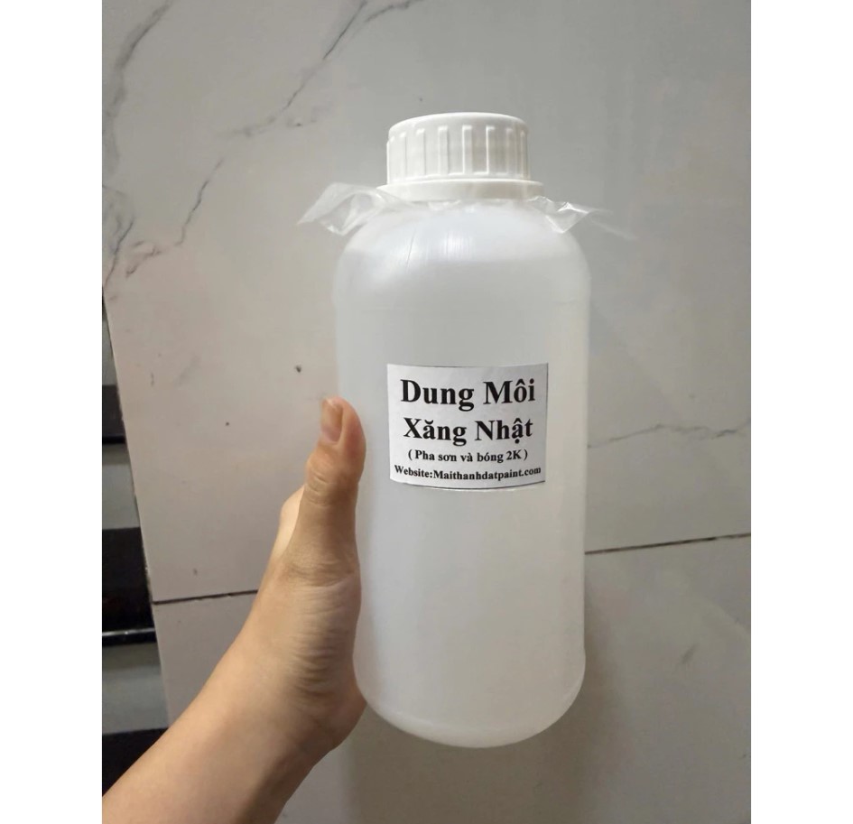 Thinner – Dung Môi (Xăng Nhật) Pha Bóng & Sơn Ô Tô Xe Máy – Bình 1 Lít Nguyên Zin, Không Tạp Chất