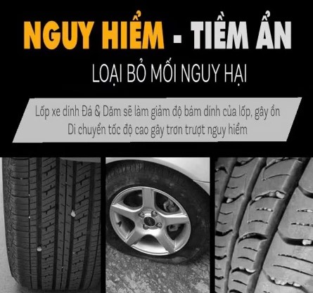 Tô Vít Tích Hợp Nắp Cạy Đá Lốp Xe P127x01 – Dụng Cụ Vệ Sinh và Bảo Vệ Lốp Ô Tô
