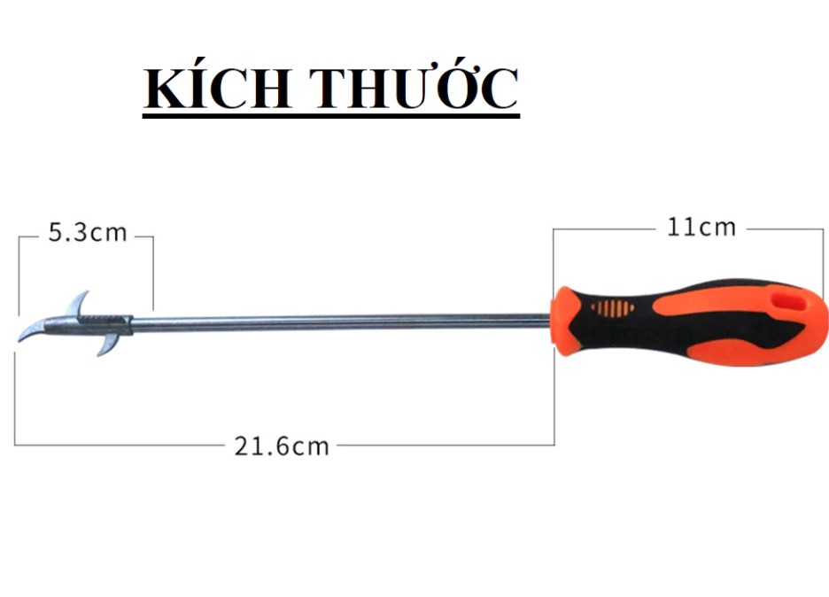 Tô Vít Tích Hợp Nắp Cạy Đá Lốp Xe P127x01 – Dụng Cụ Vệ Sinh và Bảo Vệ Lốp Ô Tô