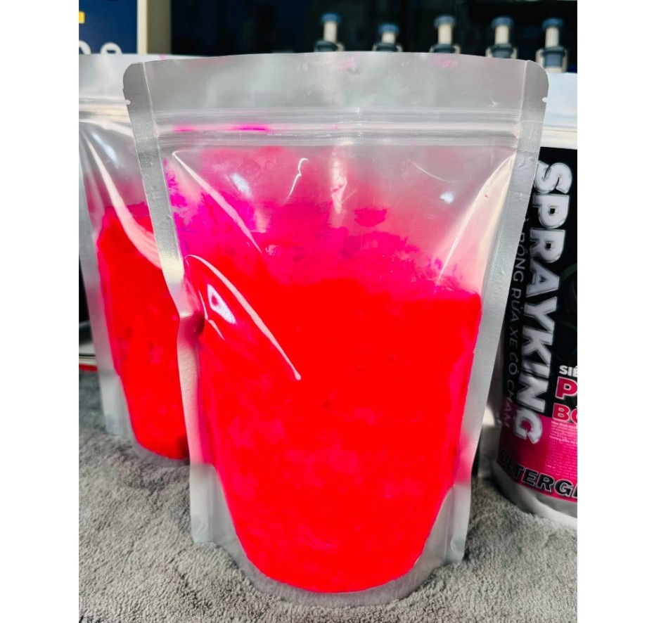 Túi Bột Rửa Xe Ô tô, Xe Máy Sprayking 1kg – Pha 8–10 Lít Xà Bông Siêu Bọt