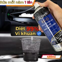 Vệ sinh điều hòa dàn lạnh ô tô O'TECH BX-11 (450ml) – Làm sạch sâu, khử mùi hiệu quả, bảo vệ hệ thống điều hòa