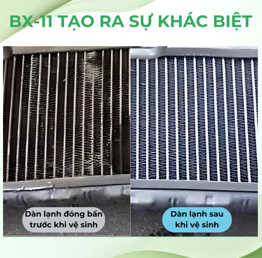 Vệ sinh điều hòa dàn lạnh ô tô O'TECH BX-11 (450ml) – Làm sạch sâu, khử mùi hiệu quả, bảo vệ hệ thống điều hòa