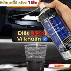 Vệ sinh điều hòa dàn lạnh ô tô O'TECH BX-11 (450ml) - Loại bỏ mùi hôi, chất gây dị ứng và ô nhiễm