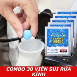 Viên Sủi Rửa Kính Xe Ô tô Viên Pha Nước Rửa Kính Xe